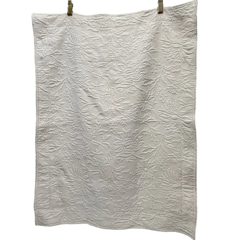 Charter Club Matelasse Pillow Sham Standard Size Pillowcase Cream